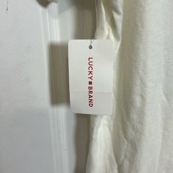 Lucky Brand Authentic Jimi Hendrix Graphic Tee shirt size medium cream crew neck - Picture 5 of 5